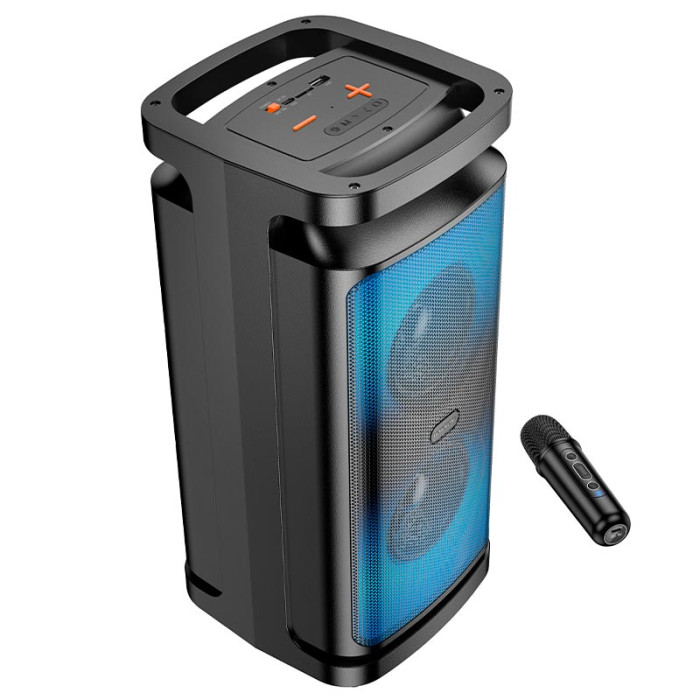 Караоке-колонка Borofone BP25 BT5.4 TF / AUX / USB / FM / BT / TWS, 10Wx2, 4 ч Black