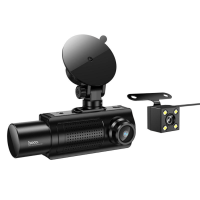 Відеореєстратор HOCO DI61 3.16" IPS 720p/480p, WiFi, 3 камери, Black
