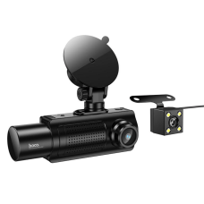 Відеореєстратор HOCO DI61 3.16" IPS 720p/480p, WiFi, 3 камери, Black
