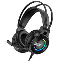 Накладные игровые наушники BOROFONE BO111 Black