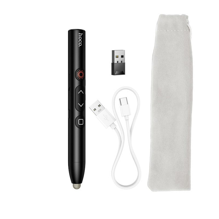 Лазерная указка HOCO GM203 2.4G, 200м Black