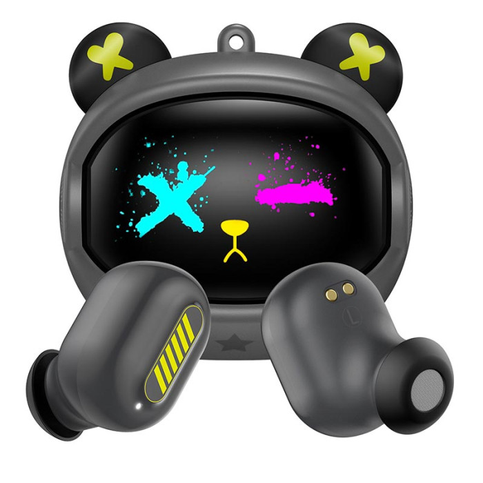 Вакуумні навушники TWS Onikuma T20 Black