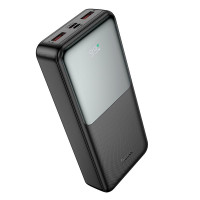 Повербанк HOCO J136A 20000mAh, Type-C / 2 х USB / 22.5W / 3A, Black