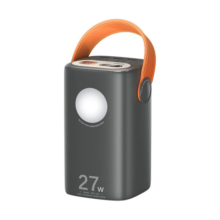 Повербанк Remax RPP-123 60000mAh, 2 х Type-C / 3 х USB / 27W / 2.1 A, Grey