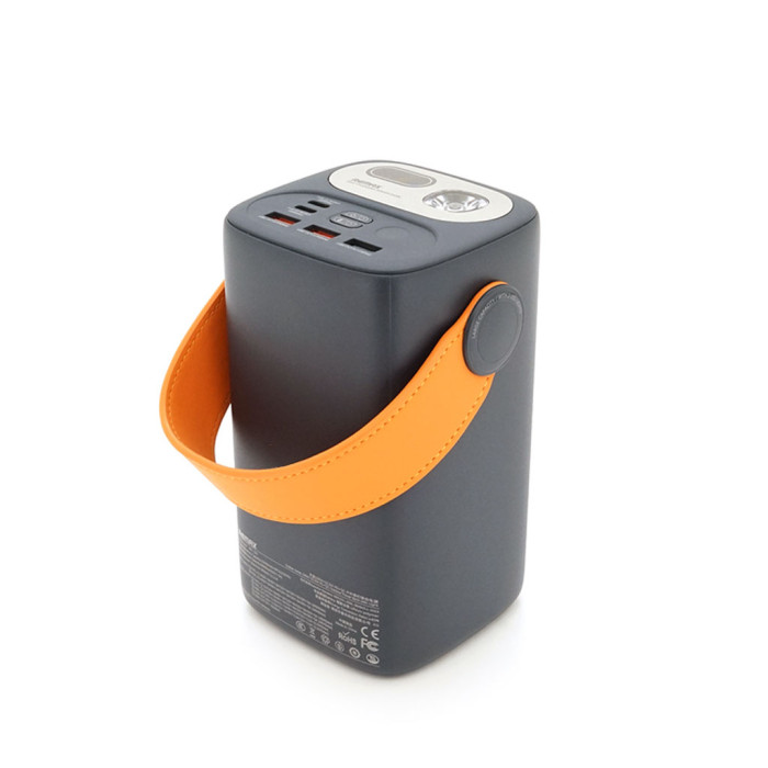 Повербанк Remax RPP-123 60000mAh, 2 х Type-C / 3 х USB / 27W / 2.1 A, Grey
