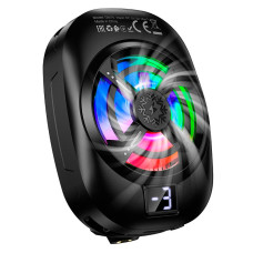 Куллер для телефону HOCO GM76 6.1–7", RGB, Black