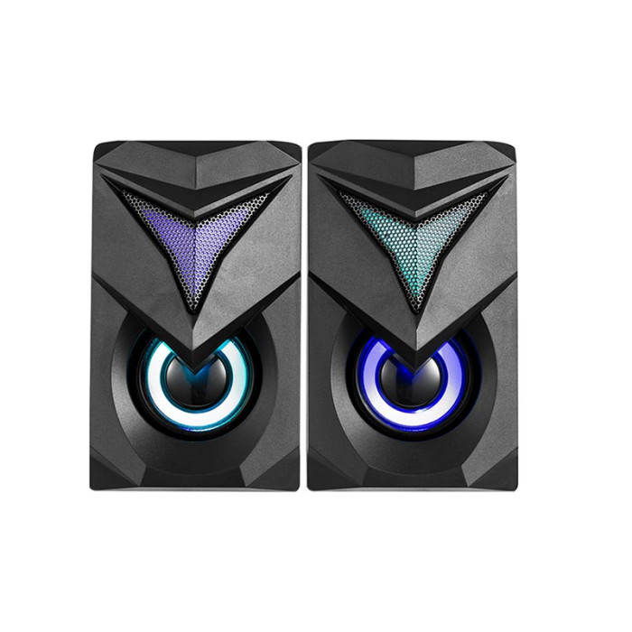 Акустична система для ПК XTRIKE ME SK-405 RGB 2х3W, AUX / USB Black