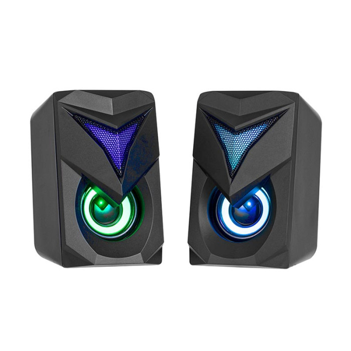 Акустична система для ПК XTRIKE ME SK-405 RGB 2х3W, AUX / USB Black