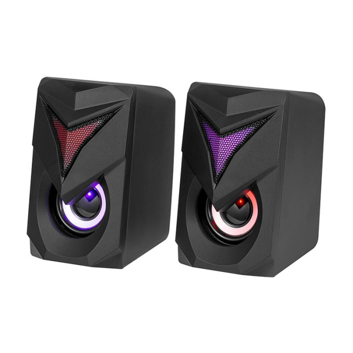 Акустична система для ПК XTRIKE ME SK-405 RGB 2х3W, AUX / USB Black
