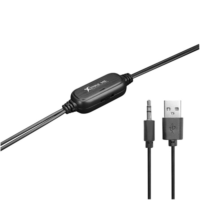 Акустична система для ПК XTRIKE ME SK-405 RGB 2х3W, AUX / USB Black