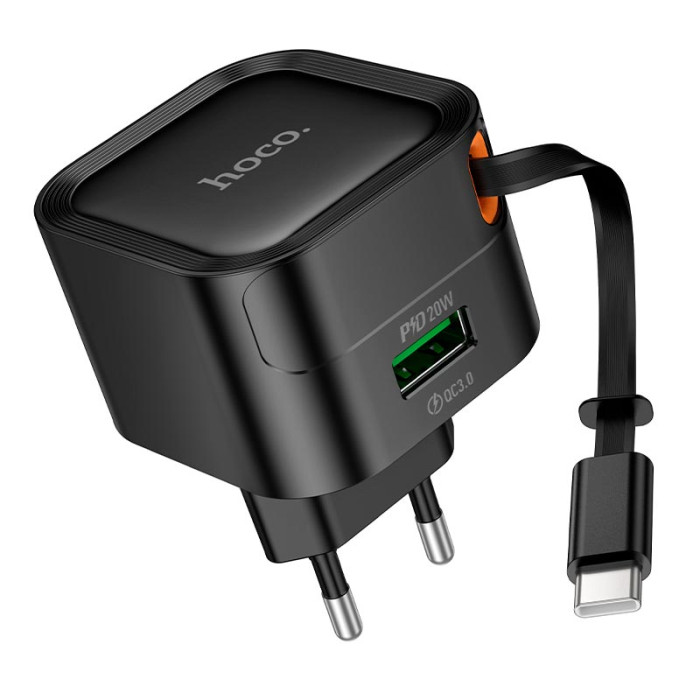Сетевое зарядное устройство Hoco C154A 20W Black