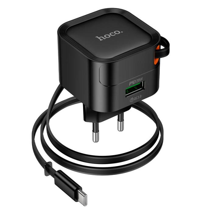 Сетевое зарядное устройство Hoco C154A 20W Black