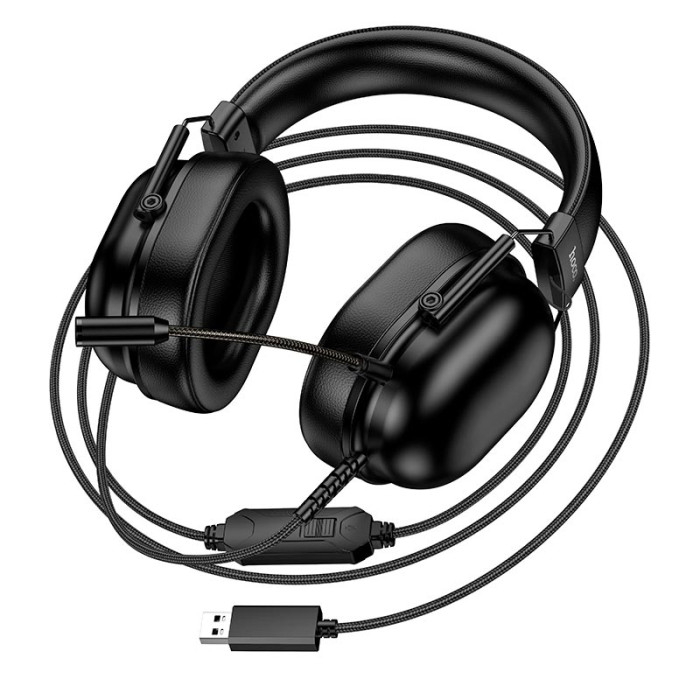 Накладні ігрові навушники HOCO W113 Black
