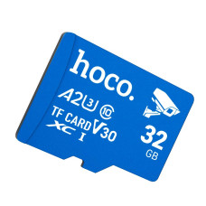 Карта памʼяті HOCO CL10 MicroSD на 32GB Class V30 Blue
