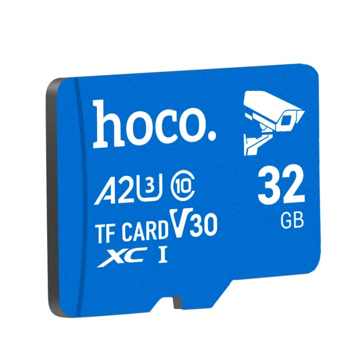 Карта памяти HOCO CL10 MicroSD на 32GB Class V30 Blue