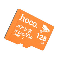 Карта памʼяті HOCO CL10 MicroSD на 128GB Class V30 Orange