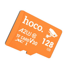 Карта памʼяті HOCO CL10 MicroSD на 128GB Class V30 Orange