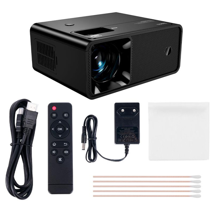 Проектор Hoco DT6 Wi-Fi / BT5.1 / 2.4G / 5G / 720p, Black
