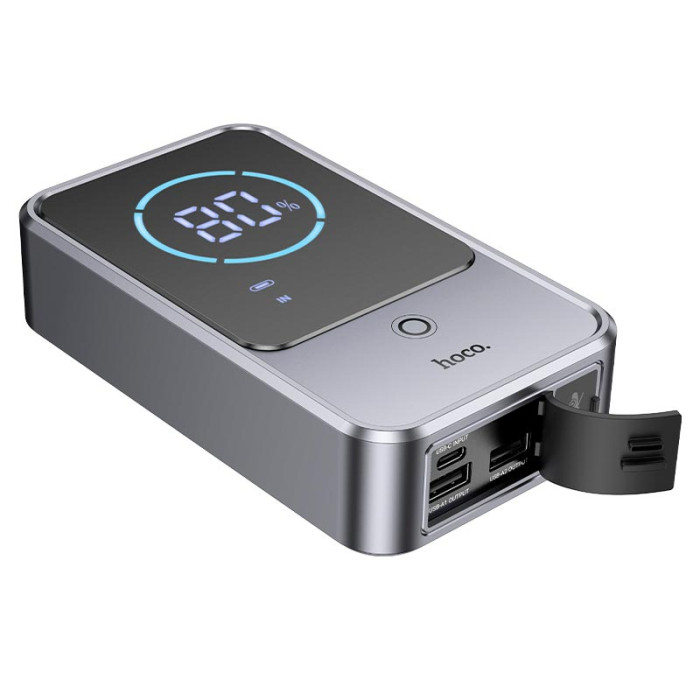 Пусковий пристрій HOCO QS7 10000mAh, 800A Grey