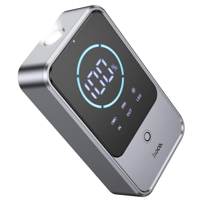 Пусковий пристрій HOCO QS7 10000mAh, 800A Grey