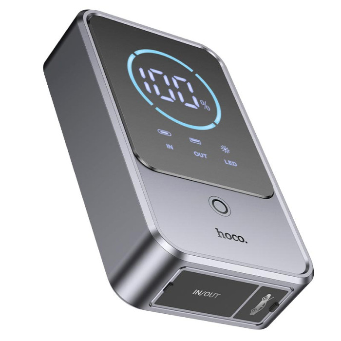Пусковий пристрій HOCO QS7 10000mAh, 800A Grey