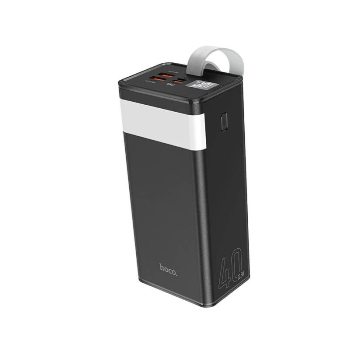 Повербанк Hoco  J86 40000mAh, Type-C / Micro USB / 2 х USB / 22.5W / 5A, Black