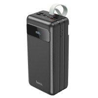Повербанк Hoco J86B 60000mAh,  Lightning / Type-C / Micro USB / 4 х USB / 20W / 5A, Black