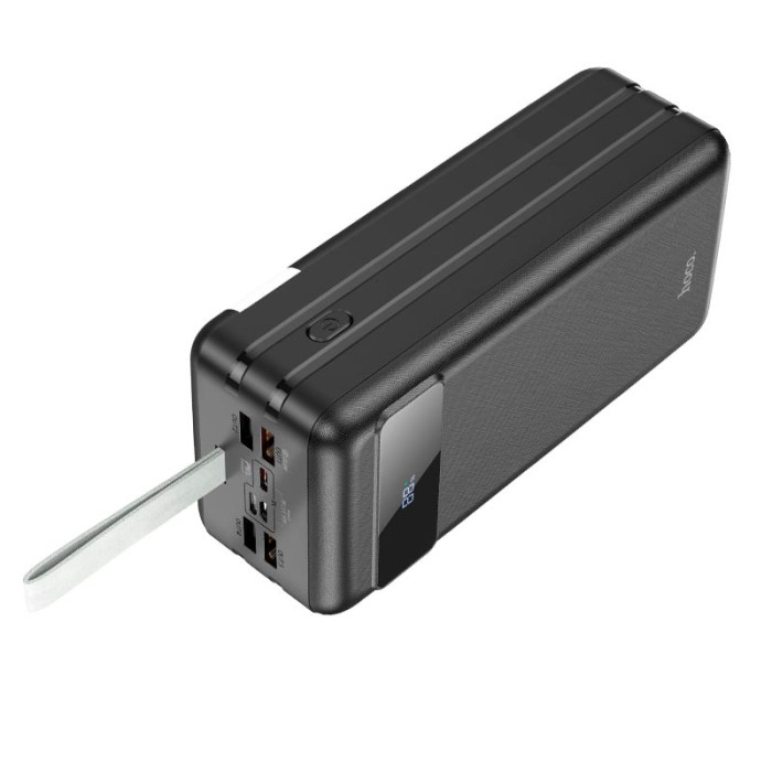 Повербанк Hoco J86B 60000mAh,  Lightning / Type-C / Micro USB / 4 х USB / 20W / 5A, Black