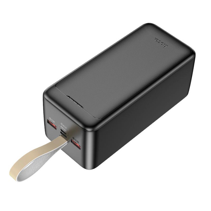 Повербанк Hoco J111D 50000mAh, Type-C / Micro USB / 2 х USB / 30W / 3A, Black