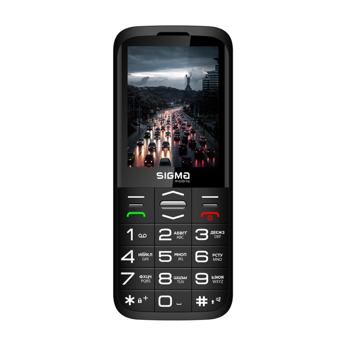 Мобільний телефон Sigma mobile Comfort 50 GRACE Black
