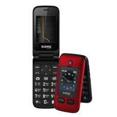 Мобільний телефон Sigma mobile Comfort 50 SHELL DUO Black-red