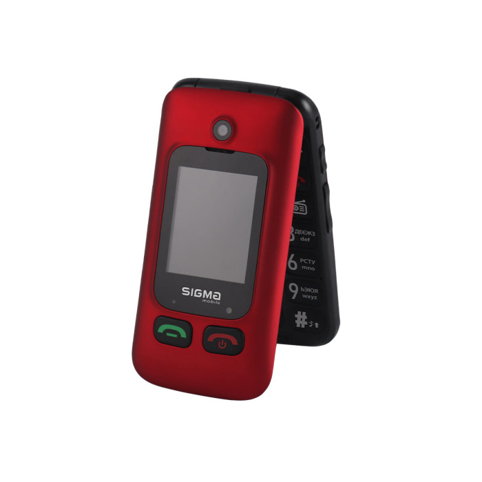 Мобільний телефон Sigma mobile Comfort 50 SHELL DUO Black-red