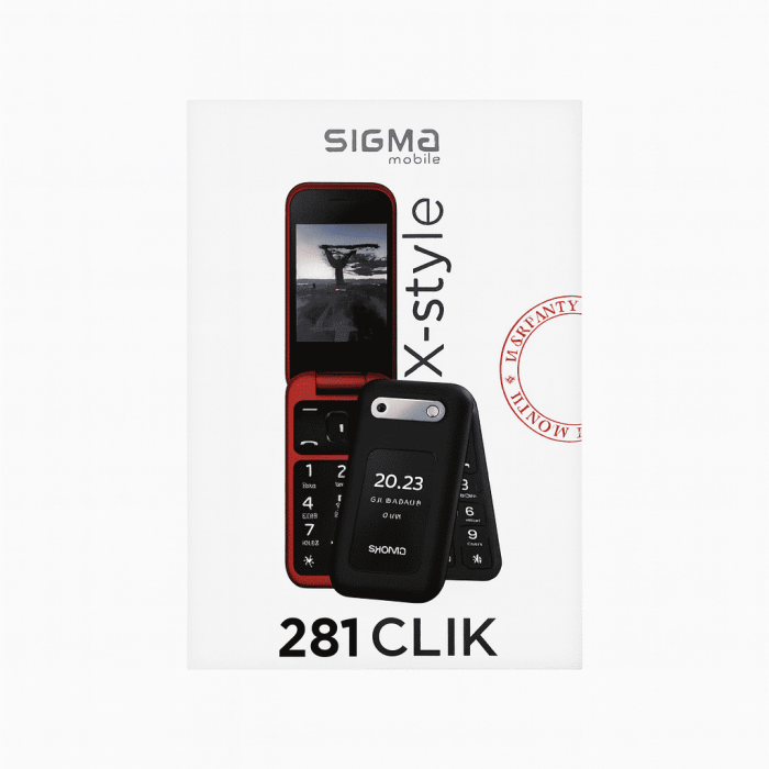 Мобильный телефон Sigma mobile X-style 281 CLIK Black