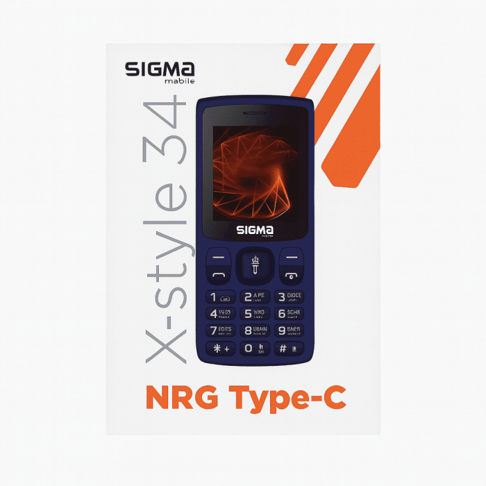 Мобільний телефон Sigma mobile X-style 34 NRG Black