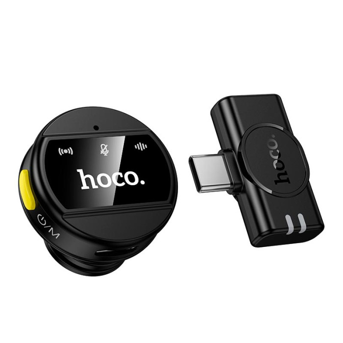 Бездротовий петличний мікрофон HOCO L21 Type-C Black