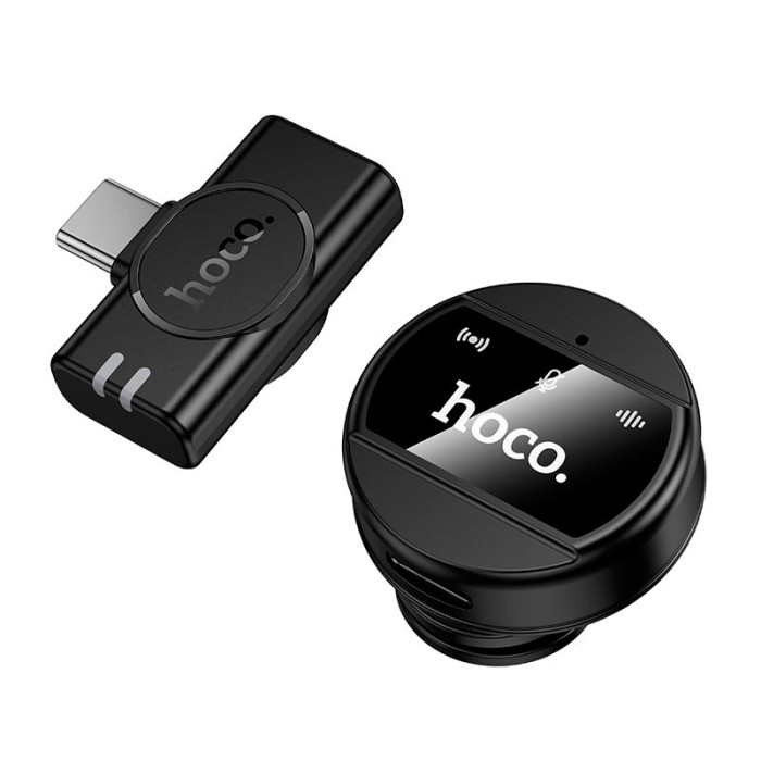 Бездротовий петличний мікрофон HOCO L21 Type-C Black