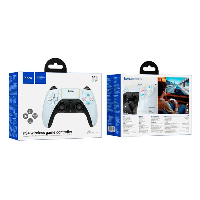 Геймпад для PS5/PS4 HOCO GA1 White
