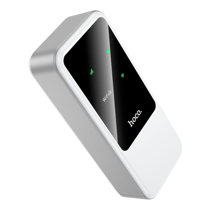 Портативний маршрутизатор інтернет WiFi 6, 4G HOCO HI42 White