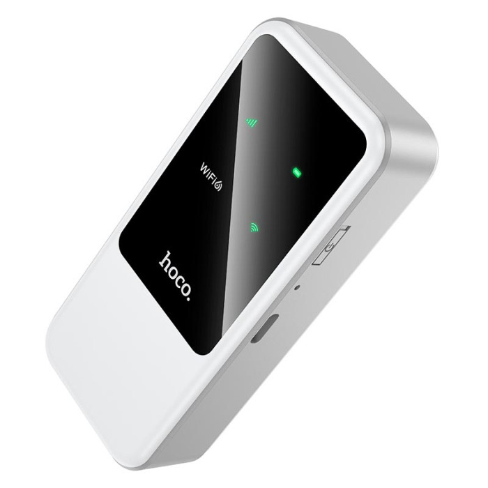 Портативний маршрутизатор інтернет WiFi 6, 4G HOCO HI42 White