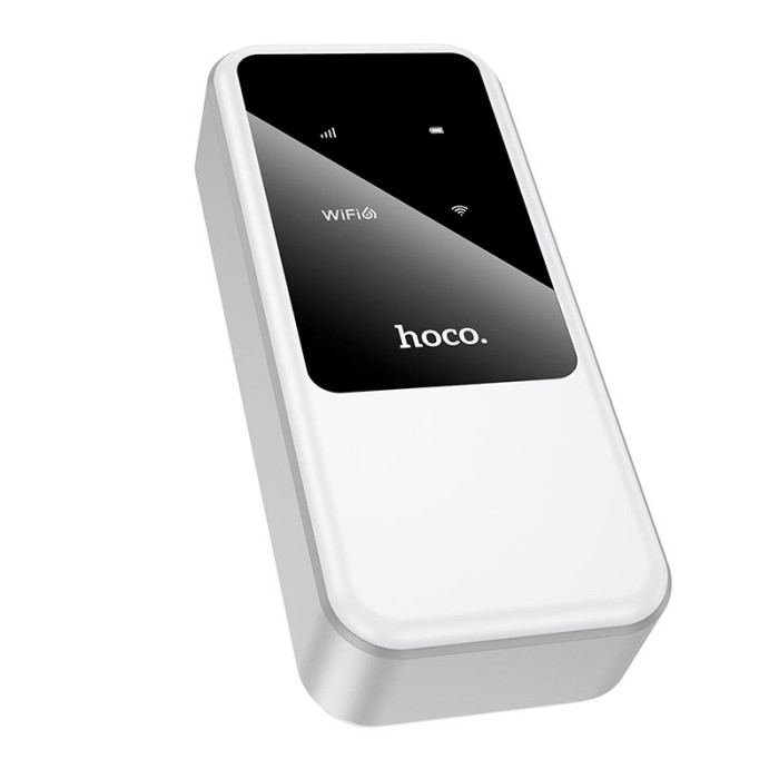 Портативний маршрутизатор інтернет WiFi 6, 4G HOCO HI42 White