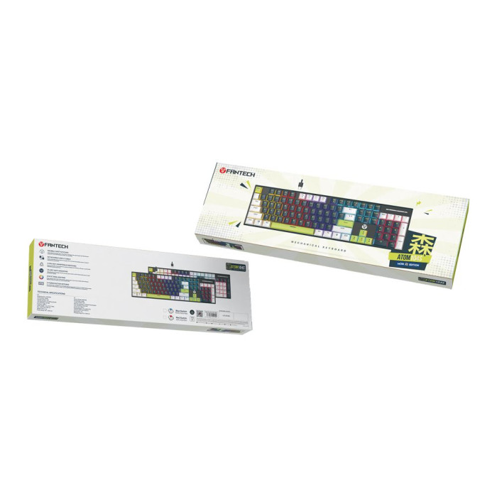 Игровая проводная клавиатура Fantech ATOM104S MK878S Mori Blue Switch Blue