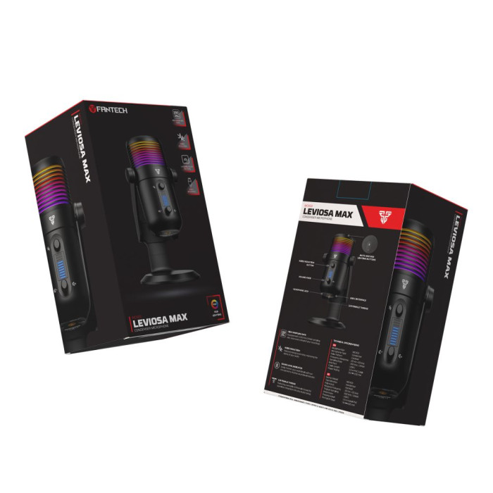 Мікрофон до комп'ютера Fantech MCX03 Leviosa Max Black