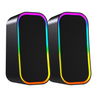 Акустична система для ПК Fantech GS304 Groove 2 Modes RGB 6W, BT / AUX / USB, Black
