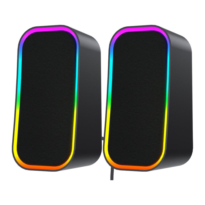 Акустична система для ПК Fantech GS304 Groove 2 Modes RGB 6W, BT / AUX / USB, Black