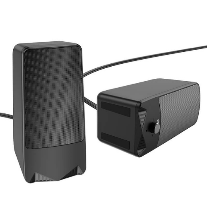 Акустическая система для ПК HOCO DS14 RGB 2х5W, AUX / USB, Black