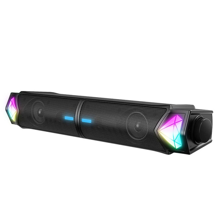 Акустическая система для ПК ONIKUMA L1 RGB 2х3W,  BT / USB, Black