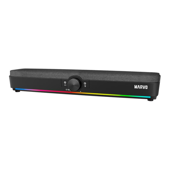 Саундбар для ПК MARVO SG-286 RGB 2х5W / BT / USB, Black