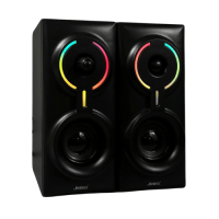 Акустична система для ПК Jedel S-570 RGB 2х3W, BT / AUX / USB, Black