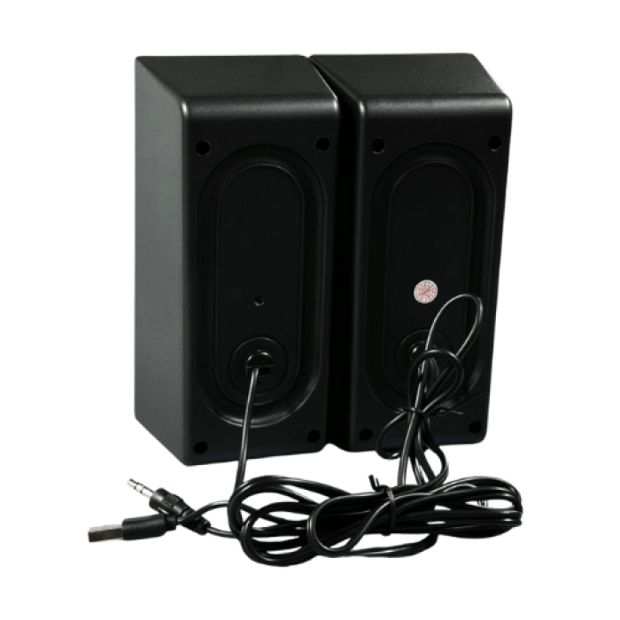 Акустична система для ПК Jedel S-570 RGB 2х3W, BT / AUX / USB, Black
