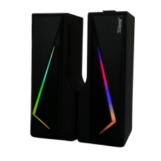 Акустична система для ПК Jedel S-550 RGB 2х3W, AUX / USB, Black